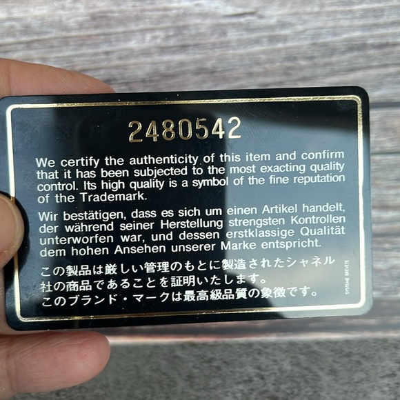 Chanel caviar black wallet small - Picture 6 of 6